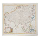 Thomas Kitchin (1718-1784), hand-coloured map - ‘Asia, agreeable to the most approved maps and