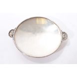 Georg Jensen silver twin-handled dish