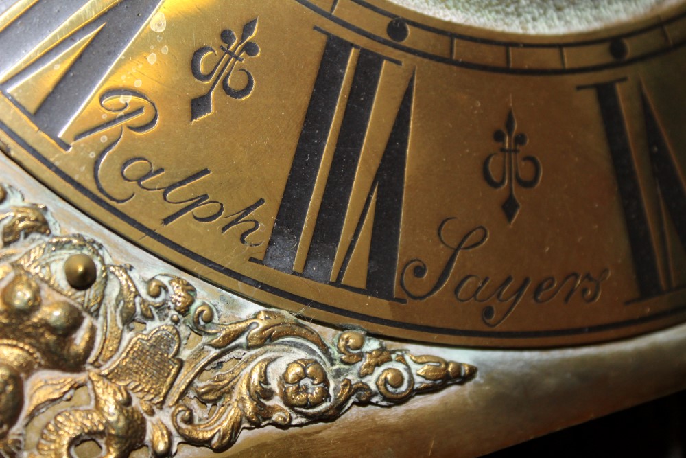 Early 18th century longcase clock by Ralph Sayers, Lindfield - Image 7 of 12