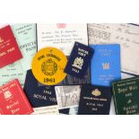 Rare collection of 1960s Royal Tour official special security passes