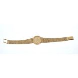 9ct gold lady’s Omega wristwatch