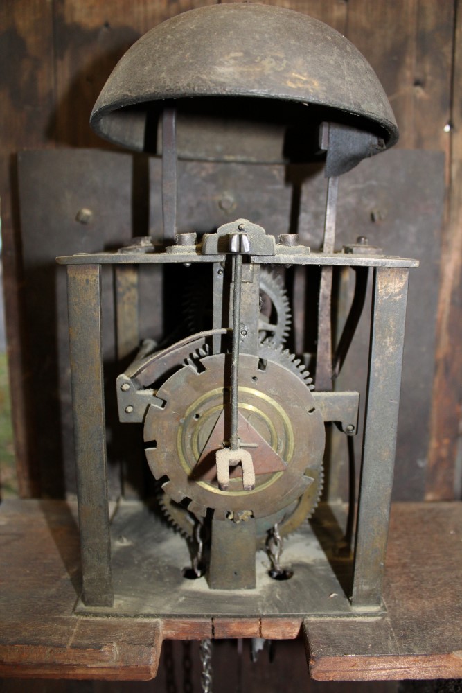 Early 18th century longcase clock by Ralph Sayers, Lindfield - Image 11 of 12