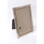 Large George V Silver Photograph frame of rectangular form (Birmingham 1915)