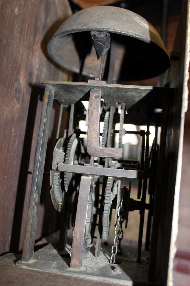 Early 18th century longcase clock by Ralph Sayers, Lindfield - Image 9 of 12