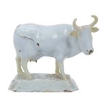 18th century Delft cow