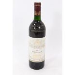 Wine - one bottle,Château Lascombes Grand Cru Classe Margaux 1985