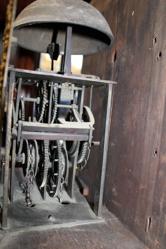 Early 18th century longcase clock by Ralph Sayers, Lindfield - Image 10 of 12