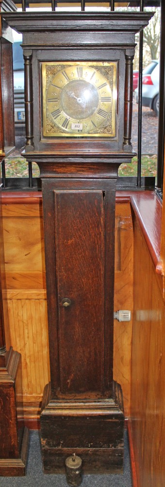 Early 18th century longcase clock by Ralph Sayers, Lindfield