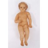 Mid 19th century wax crèche doll