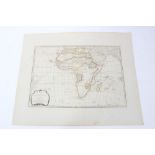 Samuel Dunn (d 1794), hand-coloured map - ‘Africa and its several regions', published Laurie &
