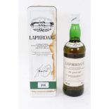 Whisky - one bottle, Laphroaig 10 Years Old, in tin box