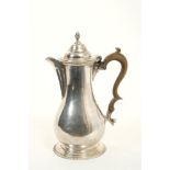 Georgian style silver hot water jug