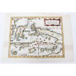 Nicholas Sanson (1600-1667), hand coloured map ‘Insulae Moluccae’, 19 x 25cm