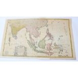 Homan Heirs (1730-1813), hand-coloured map - ‘Indes Orientalis’, dated 1748, 50cm x 89cm.