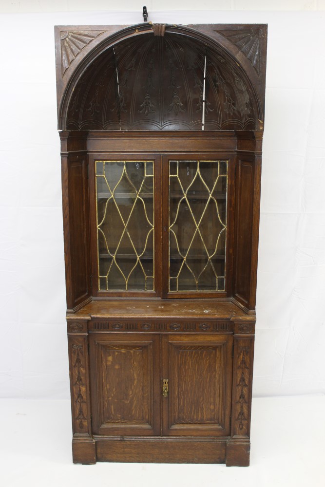 Highly unusual late 19th / early 20th century concealed door in the form of a cupboard