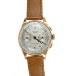 Gentlemen’s 18ct Swiss chronographe wristwatch
