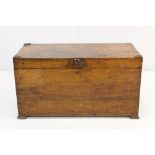 Victorian mahogany blanket box
