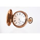 A minute repeating pocket watch in gold plated case