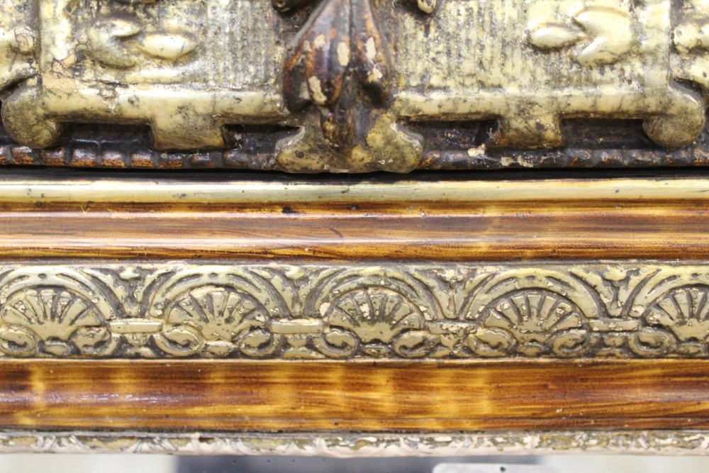 18th century style silvered pier mirror, the arched rectangular bevelled plate within moulded frame - Image 3 of 3