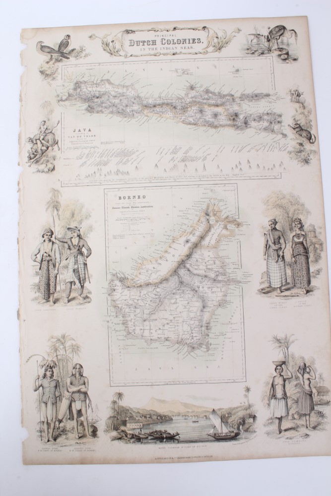 Group of predominantly 19th century maps, charts and book plates - Image 11 of 14