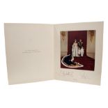 H.M.Queen Elizabeth II and H.R.H. The Duke of Edinburgh signed 1953 Christmas card