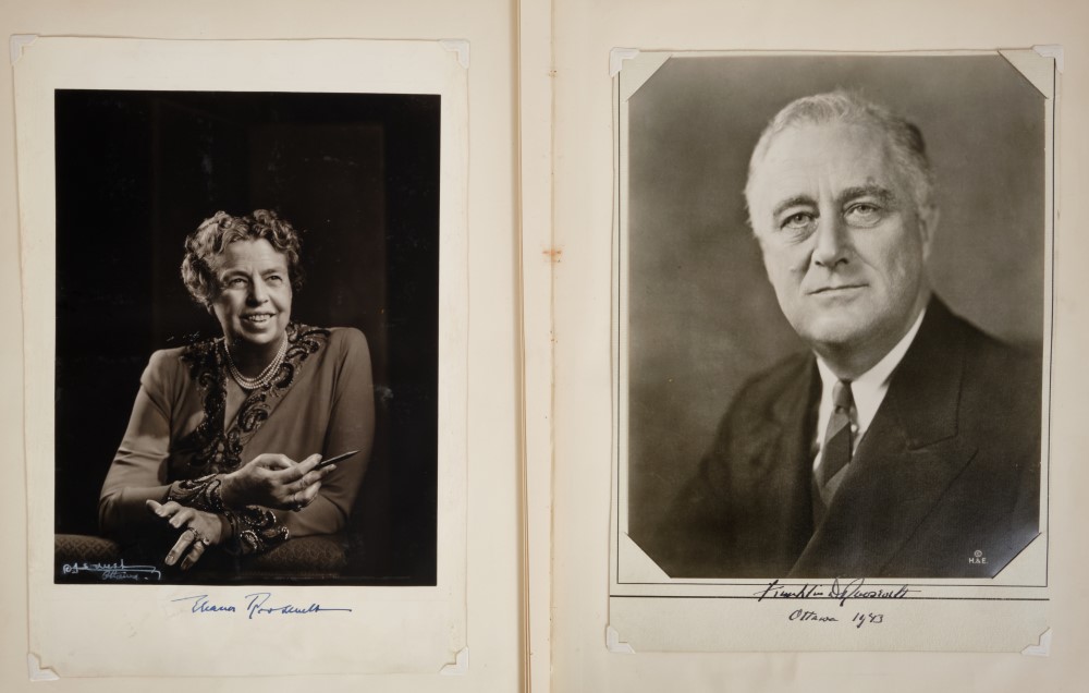 An important 1940/1950s autographed photograph album belonging to Mr Ernest Bennett - Image 4 of 14