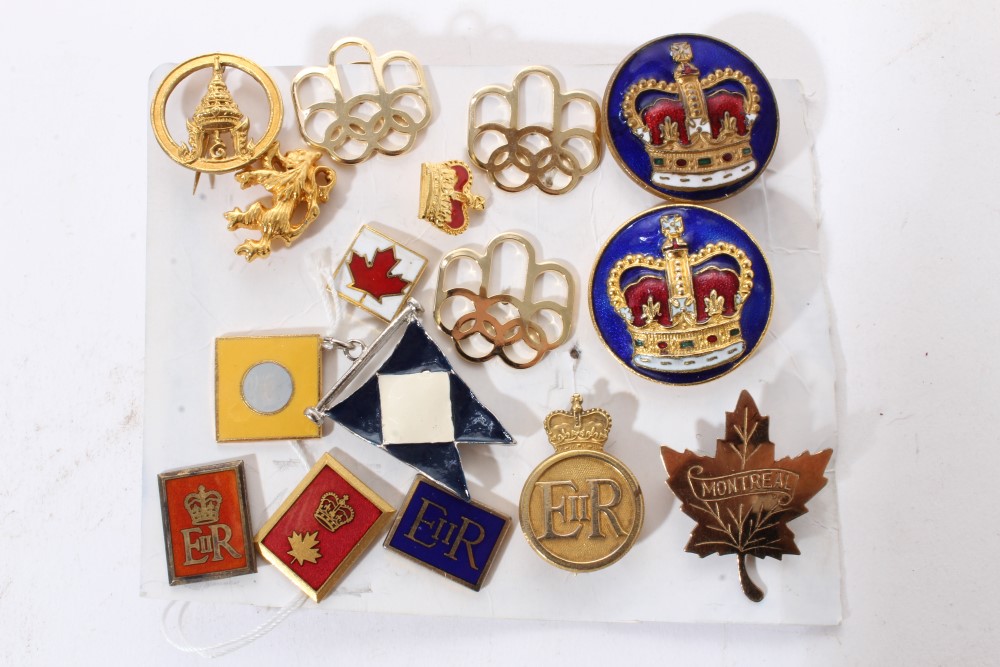 Collection of scarce Royal Staff lapel pins - Image 2 of 5