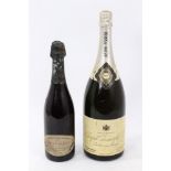 Champagne - one magnum, Joseph Perrier, together with a bottle of Coteaux Champenois Bouzy Rouge