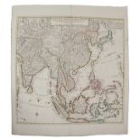Guillaume de L’Isle (1675-1726), hand-coloured map - ‘Carte des indes et de la Chine’, ‘Chez Jean