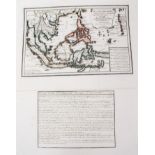 Nicolas de Fer (1646-1720), hand-coloured map - ‘Isles Philippines et la Sonde’ 23 x 35cm, together