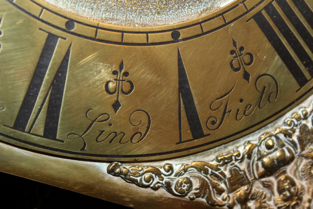 Early 18th century longcase clock by Ralph Sayers, Lindfield - Image 8 of 12