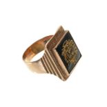 Art Deco American college ring