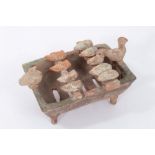 Chinese pottery trough possibly Han dynasty
