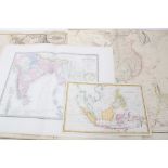 Group of 19th century maps of the Far East - to include Admirality Chart - Ports in the Philippines,