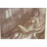 Donald Blagge Barton (American 1903-1990) pastel of a nude
