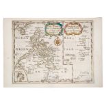 Nicholas Sanson (1600-1667), hand coloured map - ‘ Les Isles Philippines - Islas de Los Ladrones’,