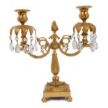 Good 19th century French ormolu candlestick