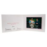T.R.H. The Prince and Princess of Wales, signed 1988 Christmas card