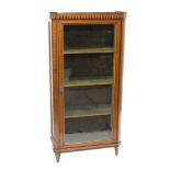 Late 18th / early 19th century Dutch marquetry display cabinet