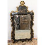 18th century style Chinoiserie wall mirror by Theodore Alexander