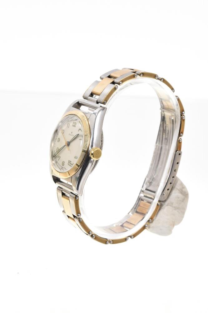 Rare late 1940s Gentlemen’s Rolex bi-metal ‘bubble back’ wristwatch, model 5011, serial number - Image 3 of 7