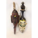 Two old African ceremonial masks