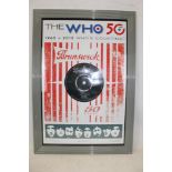 The Who - limited edition 50th Anniversary poster, signed by the artist 23 x 34 inches F&G