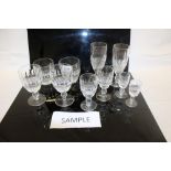 Waterford Crystal Colleen pattern table service (29 pieces)