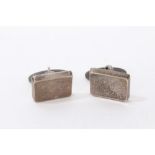 Pair of Georg Jensen silver cufflinks