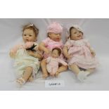 Ashton Drake Dolls designer new born and baby dolls including Michelle Fagan, D.G. , Linda Murray