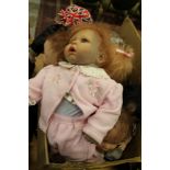 Selection of New Born and Baby Dolls mainly Ashton Drake. Designers include Roland Helmer, W.H.,