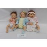 Collection of Ashton Drake dolls mainly new born and baby by designer Linda Murray