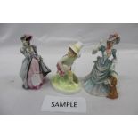 Collection of Royal Doulton figurines, to include HN 3358, HN 3096, HN 2369, HN 3032, HN 3370, HN