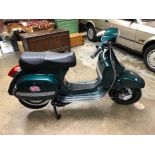 2016 LML Star 125cc Automatic Vespa style Scooter, Registration No. PE16 UKM, only 1,608 miles from